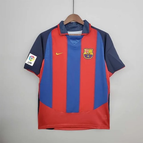 2003-2004 Barcelona (barca) Local - Durable Fabric - Copa Mundial