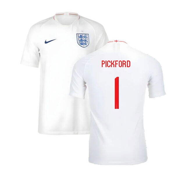 Advantages 2018-2019 England Authentic Home Shirt (Pickford 1) Spiritual