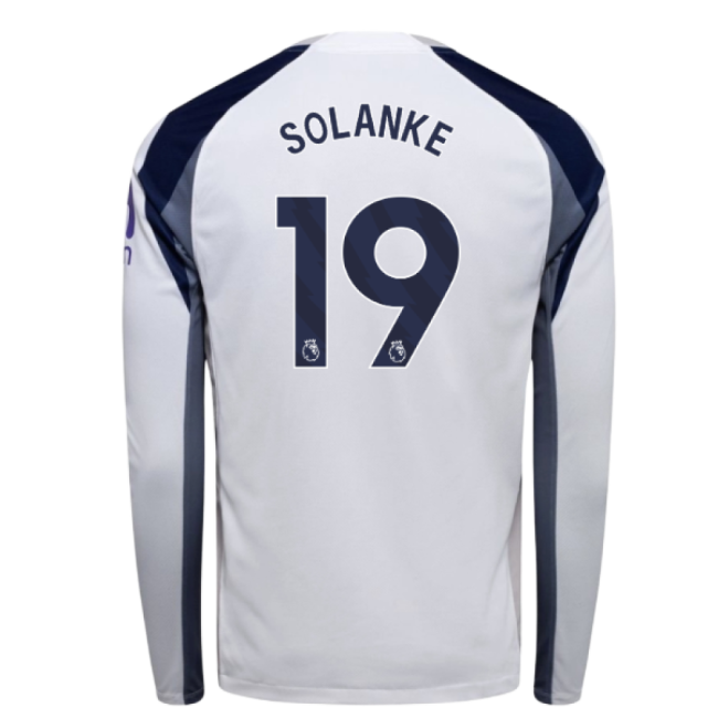 Tottenham 2025-20 Home Football Shirt Featuring Solanke 19 L M S