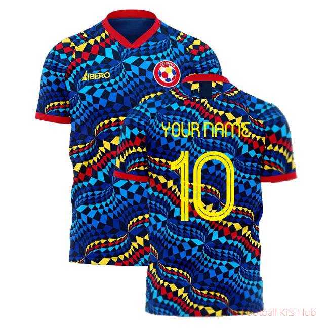 [EFS] Colombia 2025/26 Fourth Football Kit (Libero) (Your Name)
