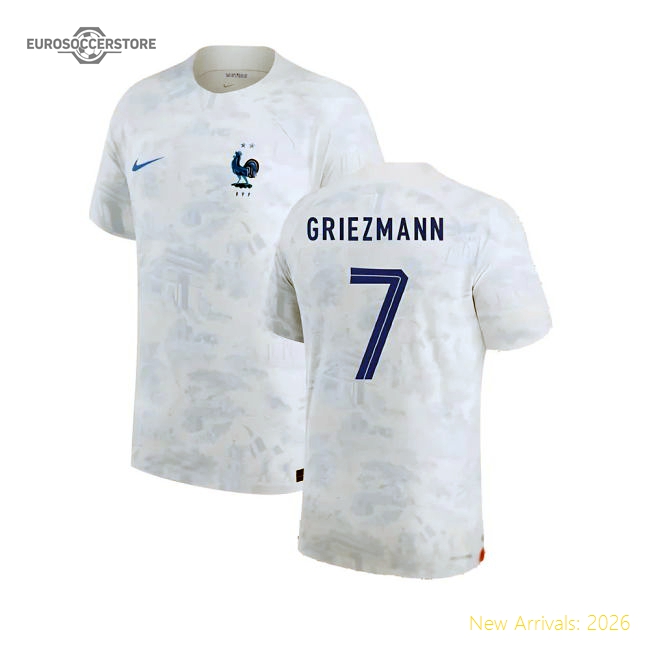 France 2022-2023 Away Shirt - Durable Quick-dry Timeless