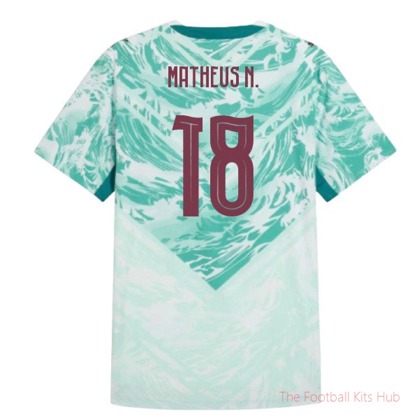 2026-2027 Portugal Authentic Away Shirt (Matheus N. 18)