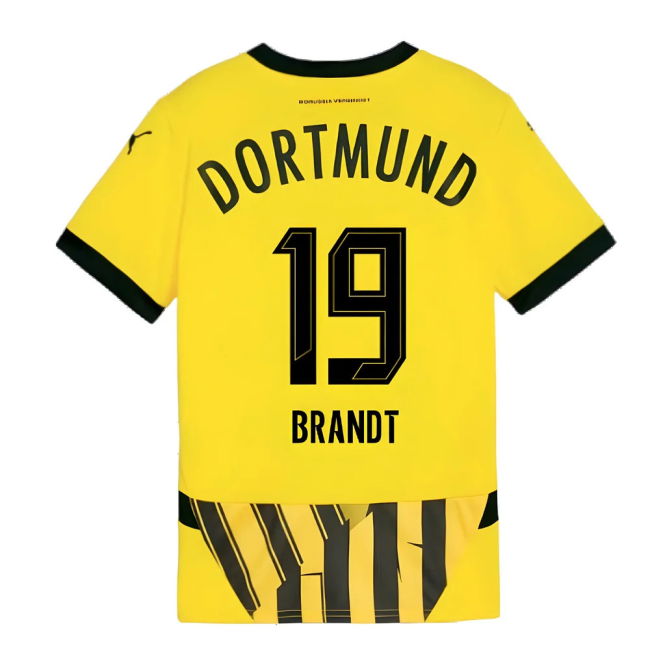 2024-2025 Borussia Dortmund Cup Shirt (Kids) (Brandt 19)