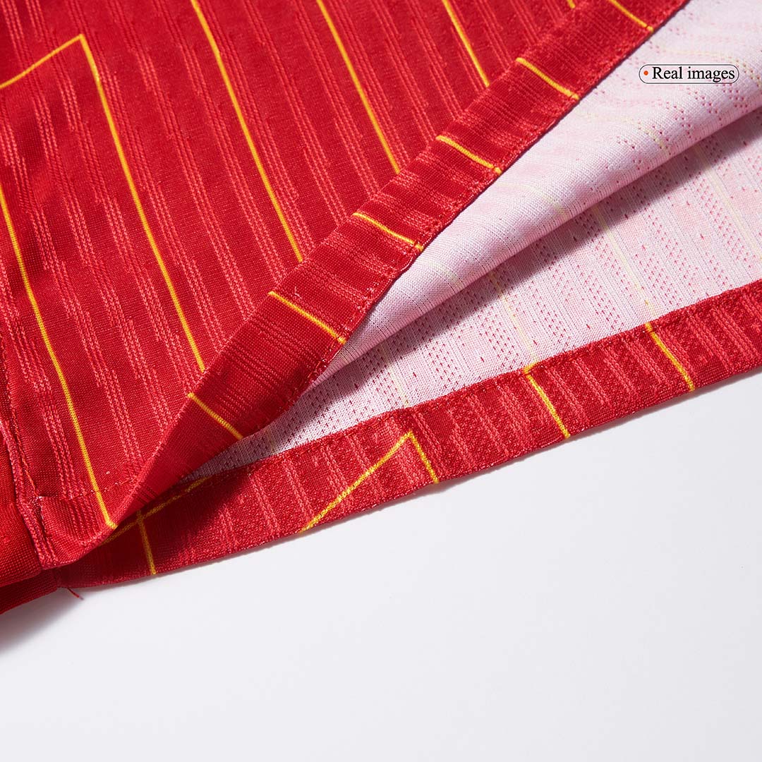 Player Version VIRGIL #4 Liverpool Home Soccer Jersey 2024/25Authentic