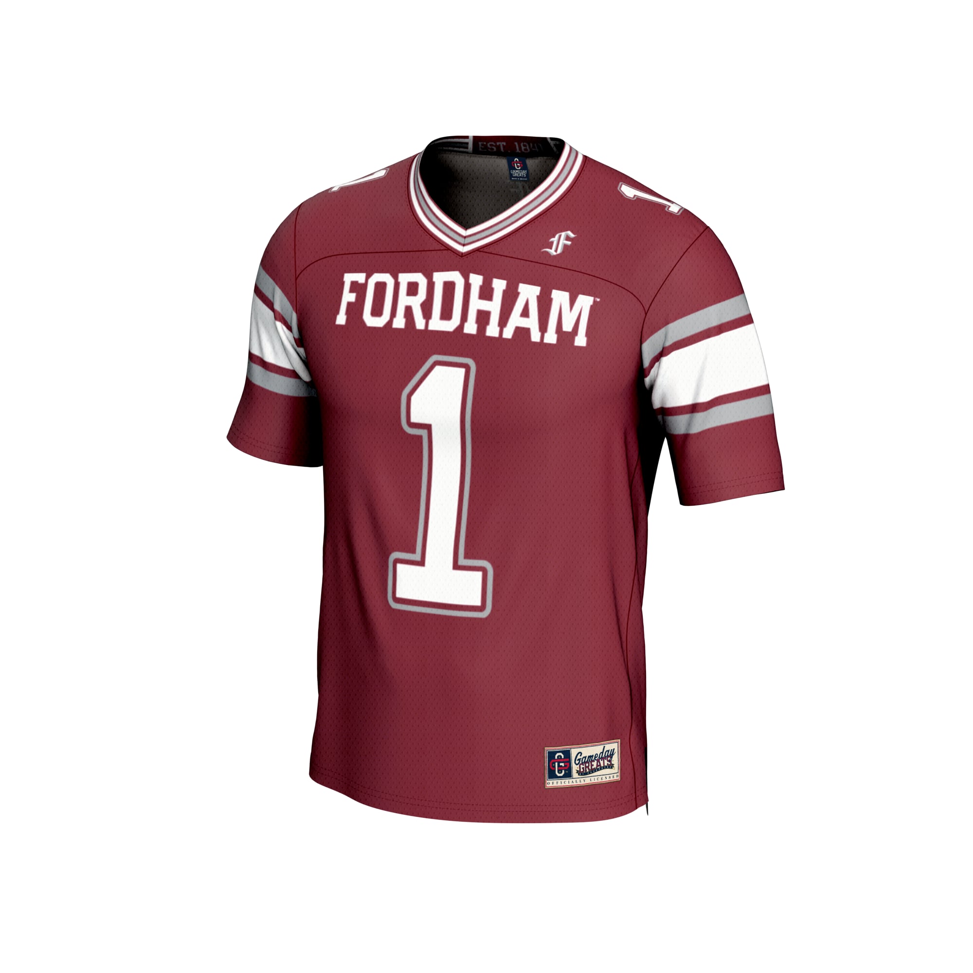 #1 Fordham Rams GameDay Greats Youth Lightweight Collegiate Football Fashion Jersey - Maroon