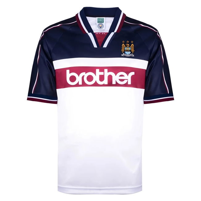 Manchester City Away Durable Stitching Best Value Football Shirt #351