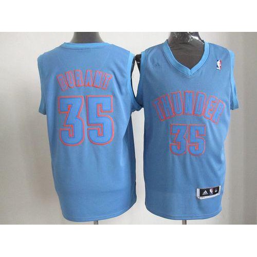 Blue Kevin Durant #35 Jersey - Great Value Quality Basketball Jersey
