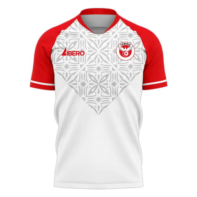 Limited-Edition Tunisia 2025-2026 Home Concept Football Kit (Libero) -