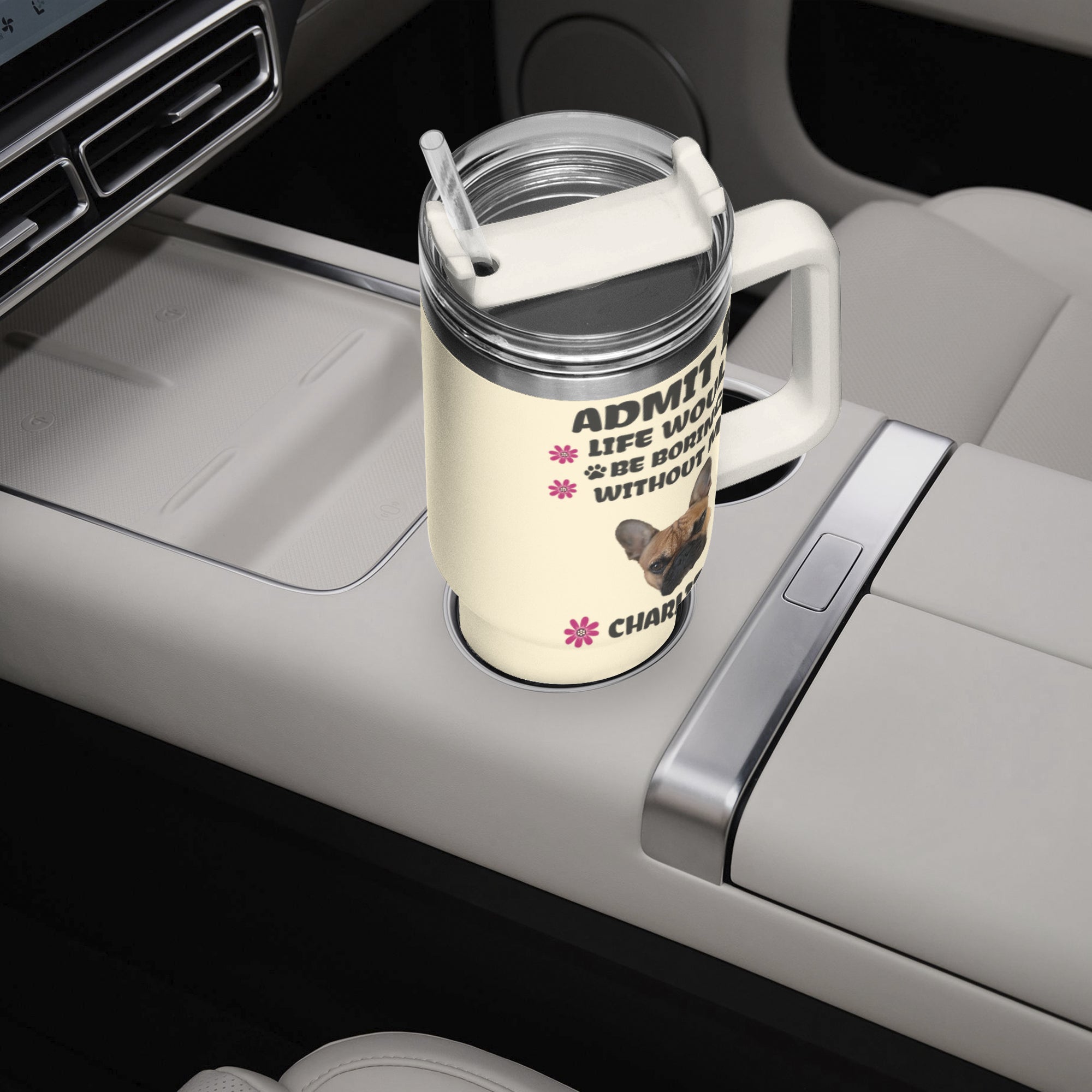 - Durable Personalized Car Tumbler Cup Paw Protection | Durable Build