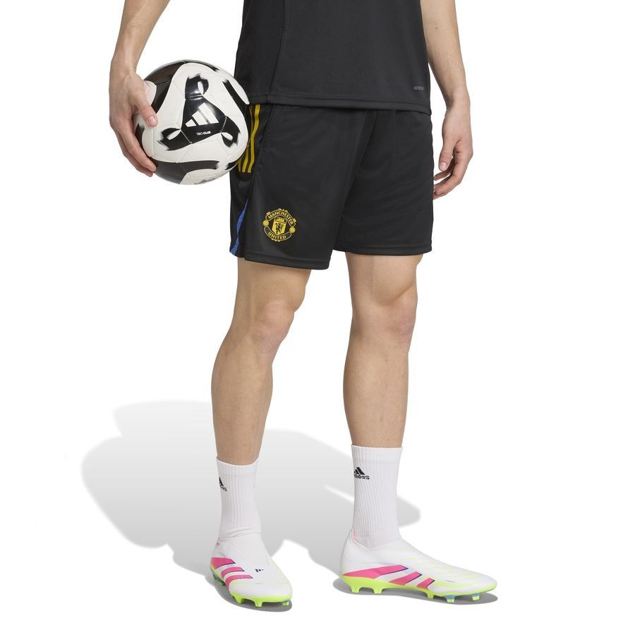 Manchester United Training Shorts Tiro 25 Eu Jet Black/hi Res Blue/tri