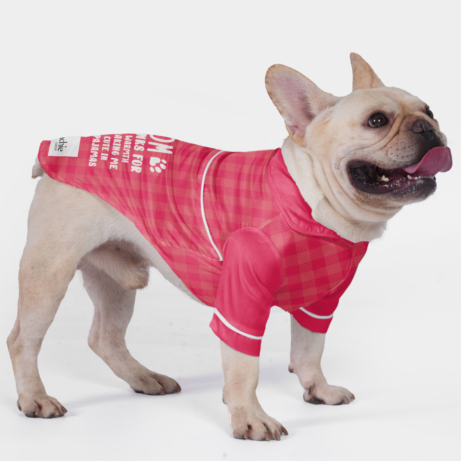 French Bulldog Custom French Bulldog Pajamas Featuring Your Dog's Name