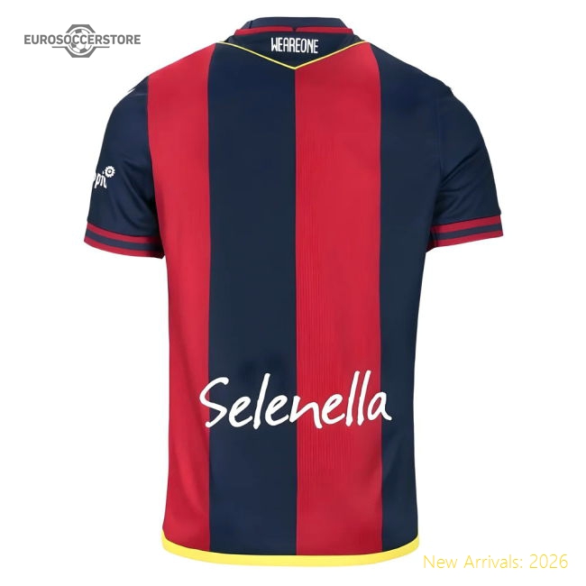 Authentic Official 2024-2025 Bologna Cl Home Shirt