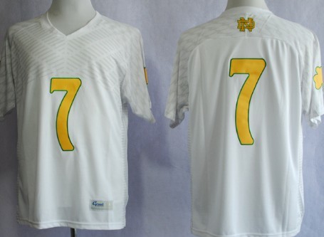 Men's ND Fighting Irish White 2013 authentic Stephon Tuitt #7