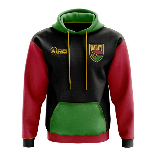 High Vanuatu Concept Country Football Hoody (Black) Soccer
