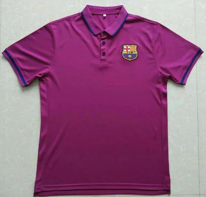 Elite Quick Dry Barca Barcelona Purple Polo 2016-17 Shirt
