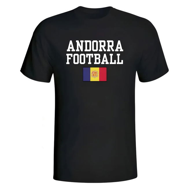 Premium Andorra Football T-Shirt Lightweight Team Quality