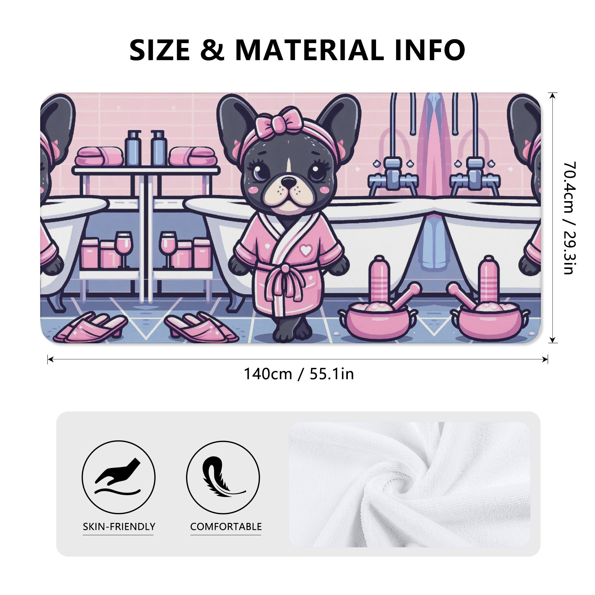 Minimal-Aesthetic Durable Molly - Bath Towel for Casual Outings