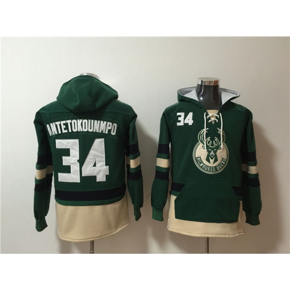 Value Men's Milwaukee Bucks #34 Giannis Green Basketball Jersey