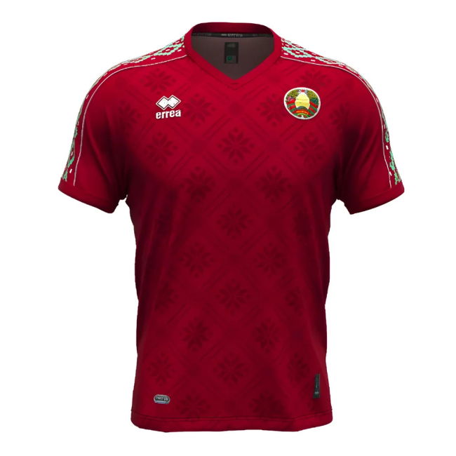 Authentic 2024-2025 Belarus Home Jersey Lightweight Performance