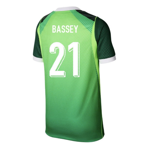 Stadium Nigeria 2026-2027 Home Shirt (Kids) (Bassey 21)