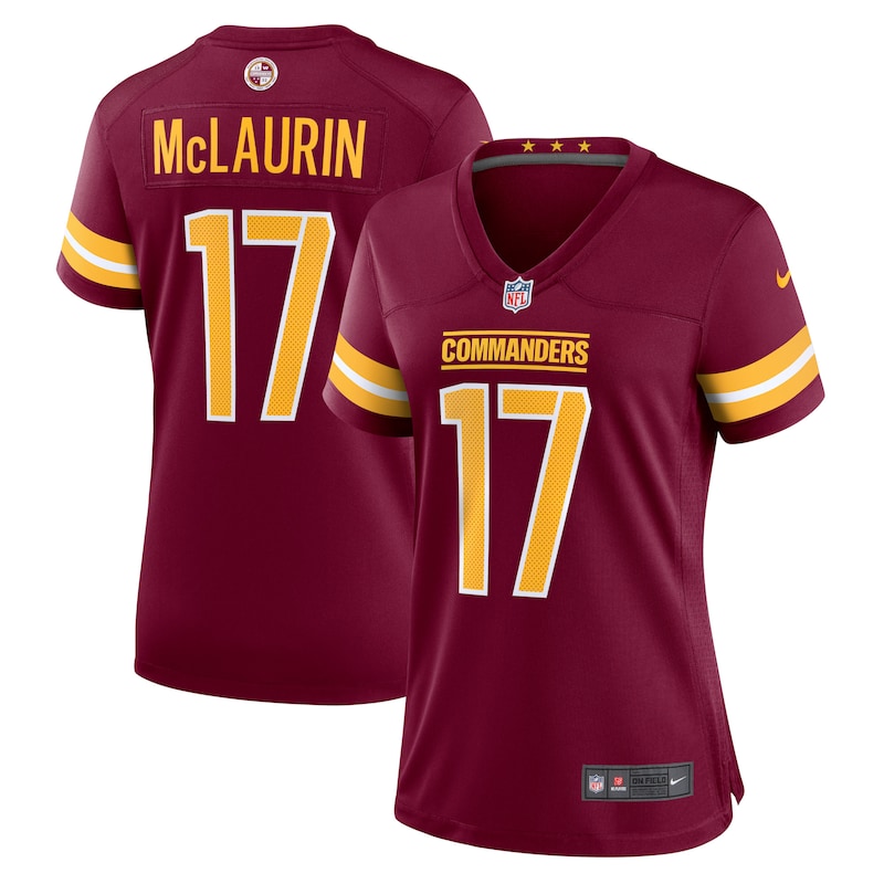 None Terry McLaurin WAS Commanders High-Quality Game Jersey Game Day W