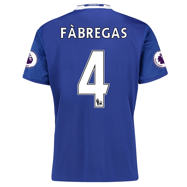 Chelsea Home 2016-17 FABREGAS 4 Soccer Jersey Shirt - Official