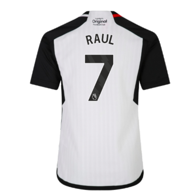 2023-2024 Fulham Home Shirt (Kids) (Raul 7) In Multiple Adult Sizes