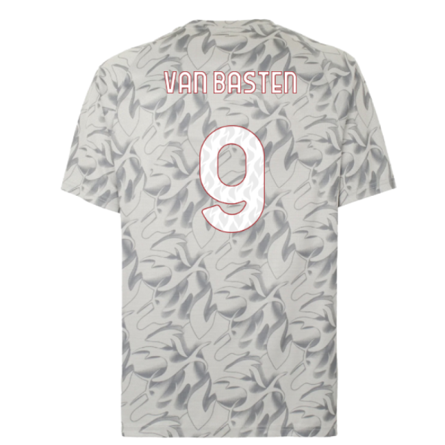 Red And Blacks Practice Shirt Van Basten #9 New Season Fan Favor (v8)