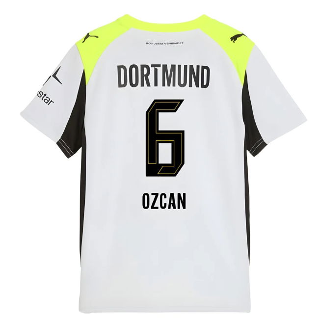 Premium 2025-2026 Borussia Dortmund Away With Modern Design - Rising