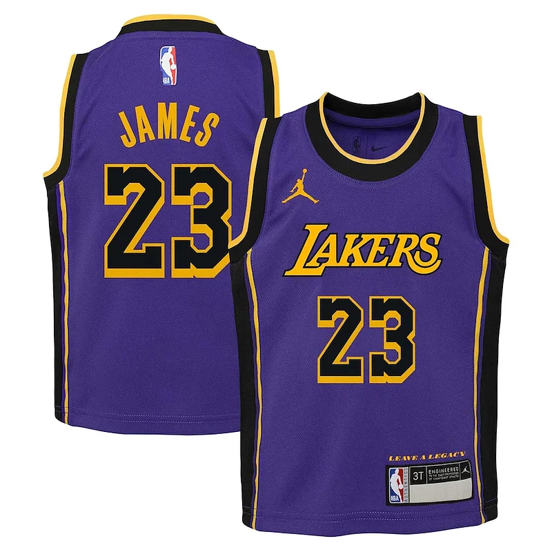 LeBron James LAL Elite Basketball Jersey - Team Colors - Fan Favorite