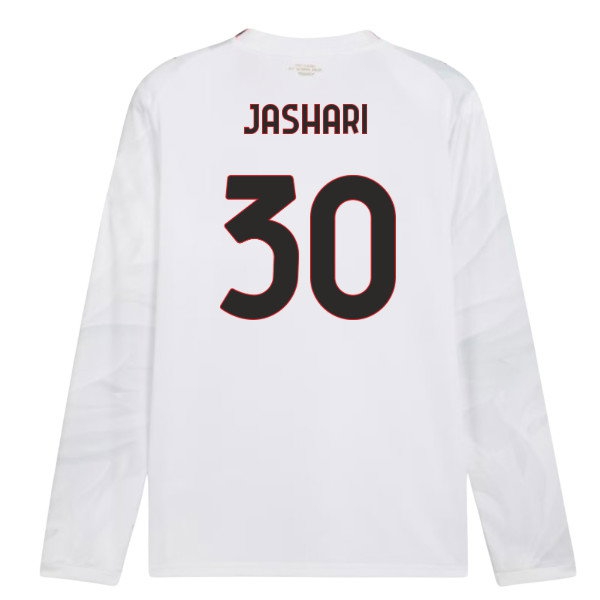 [JED] 2026 2027 AC Milan Long Sleeve Shirt Away Uniform (Jashari 30)