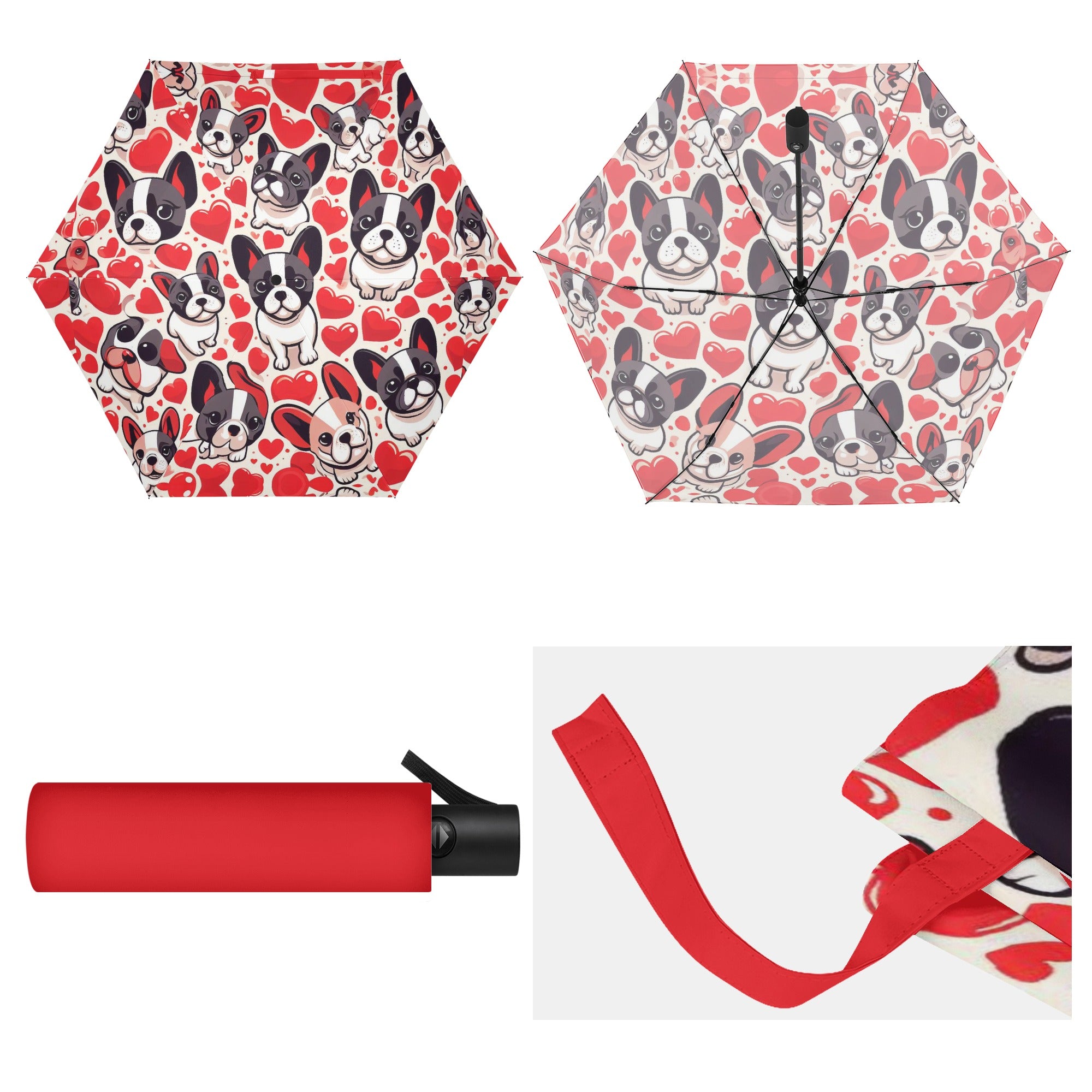 French Bulldog Paisley Umbrella Cute Frenchie Essential