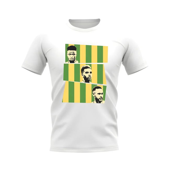 Athletic Vini Rodrygo Neymar Brazil T-Shirt (White) Kit