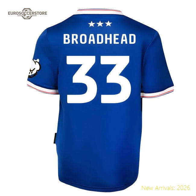 2025-2026 Ipswich Town Home Shirt - Kids (Broadhead 33)