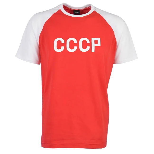 Soviet Union (Cccp) Raglan Sleeve Red/White T-Shirt Netherlands