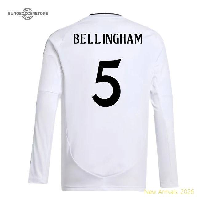 Real Madrid 2024-25 Home Fan Version For Kids (Bellingham Match