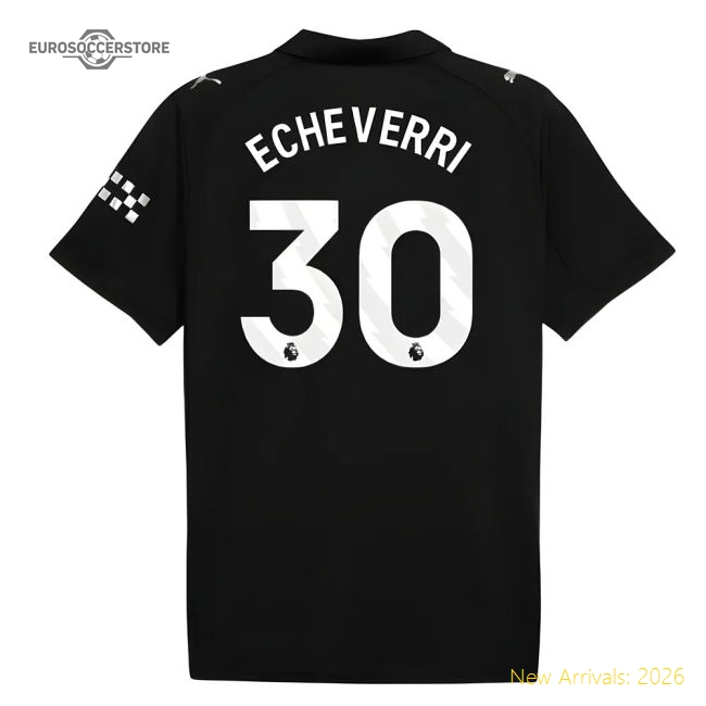 2025-2026 Man City Away Shirt (Echeverri 30)