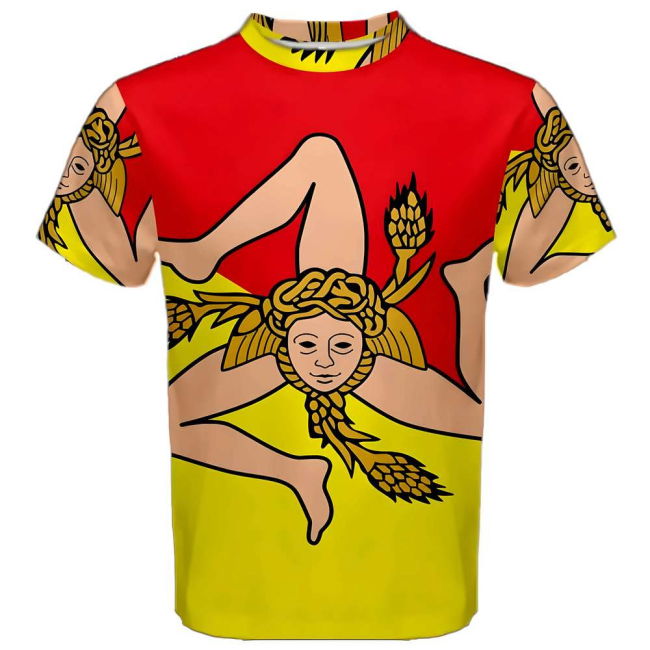 Sicily Coat Of Arms Sublimated Sports Jersey Performance