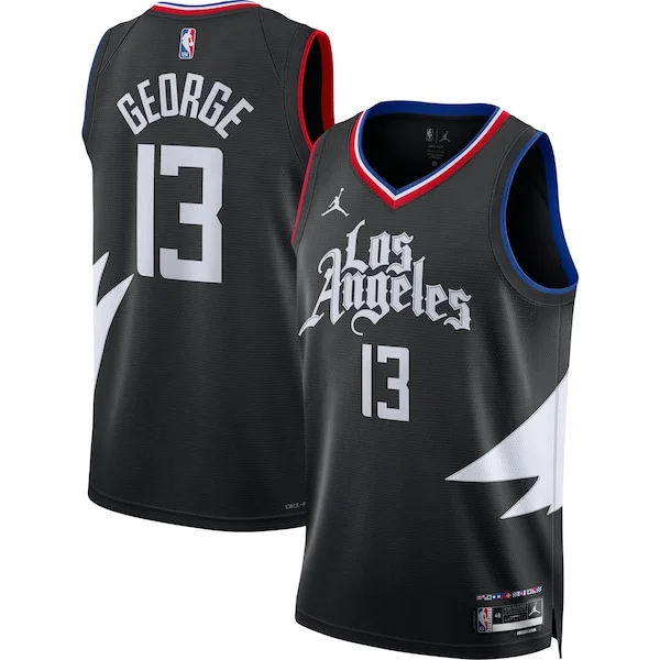 Paul George GSW Swingman Jersey - retro Basketball - Black training