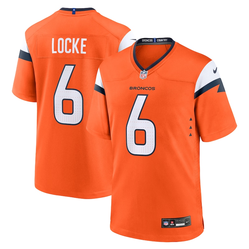 None P.J. Locke DEN Broncos Iconic Top-Grade Jersey Game Day Wear