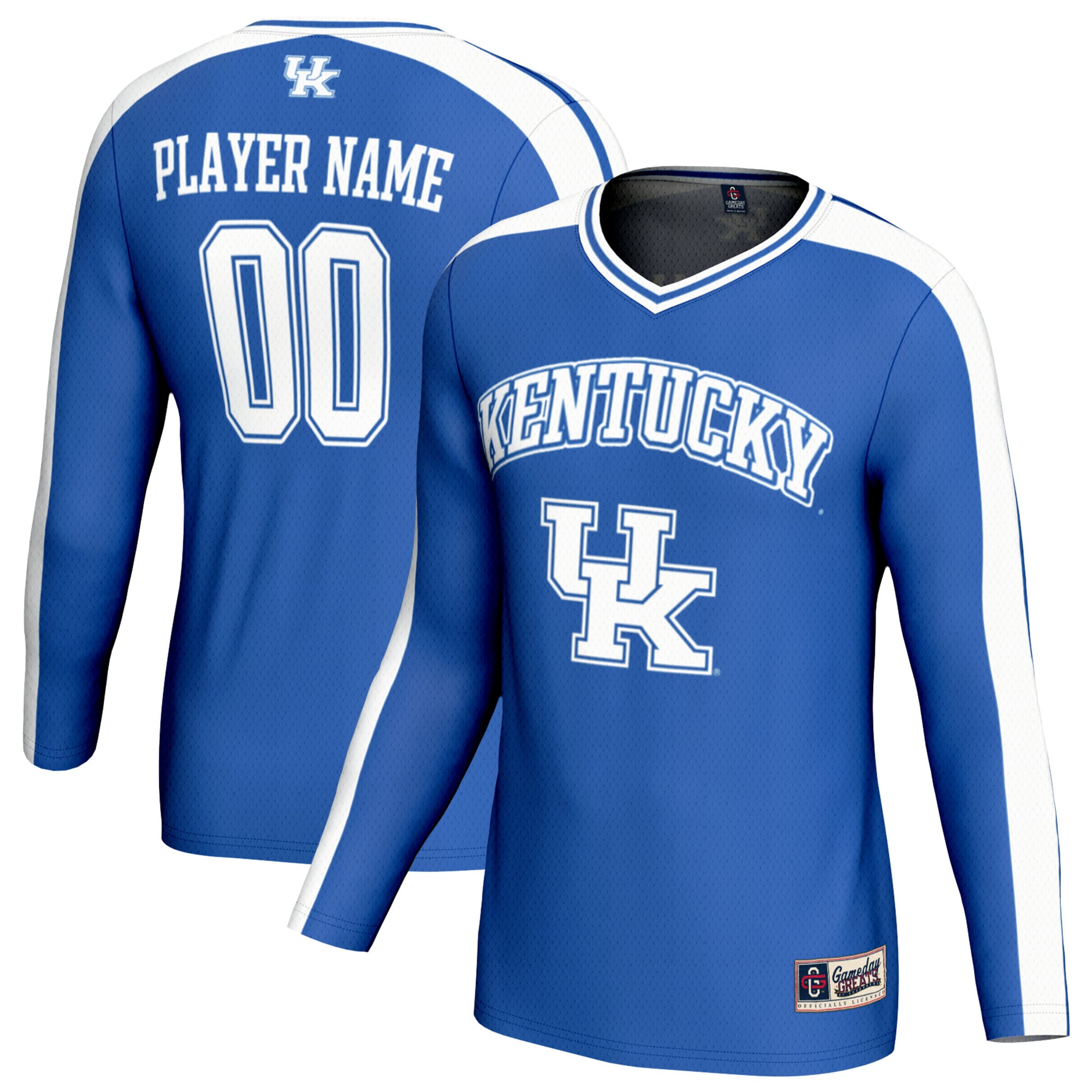 [NJP] Women's Kentucky Wildcats GameDay Greats NIL Pick-A-Player Lightweight Collegiate Volleyball Fashion Jersey - Royal