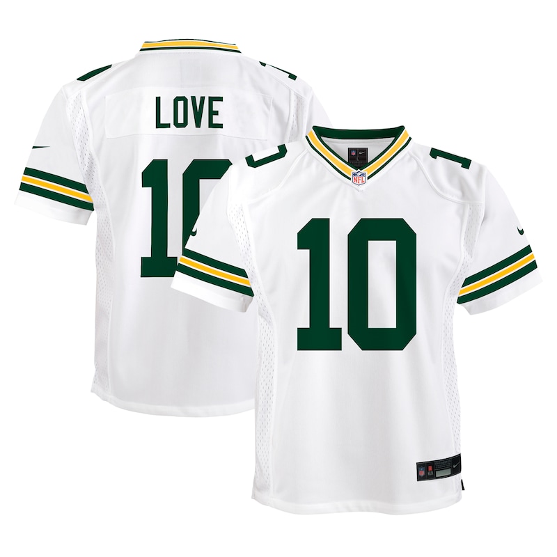 None Jordan Love Green Bay Packers Powerhouse Team Replica Jersey