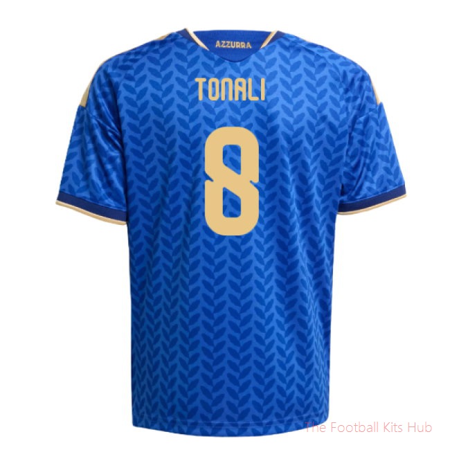 2026-2027 Italy Home Shirt (Kids) (Tonali 8)