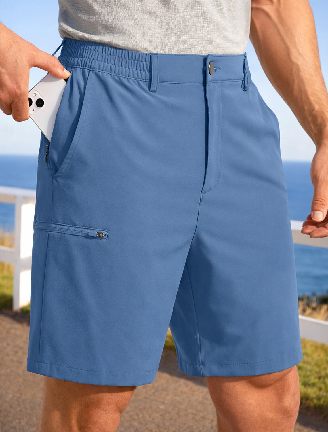 Men's Running Shorts Athletic Gym Pockets Casual Daily Outdoor Summer