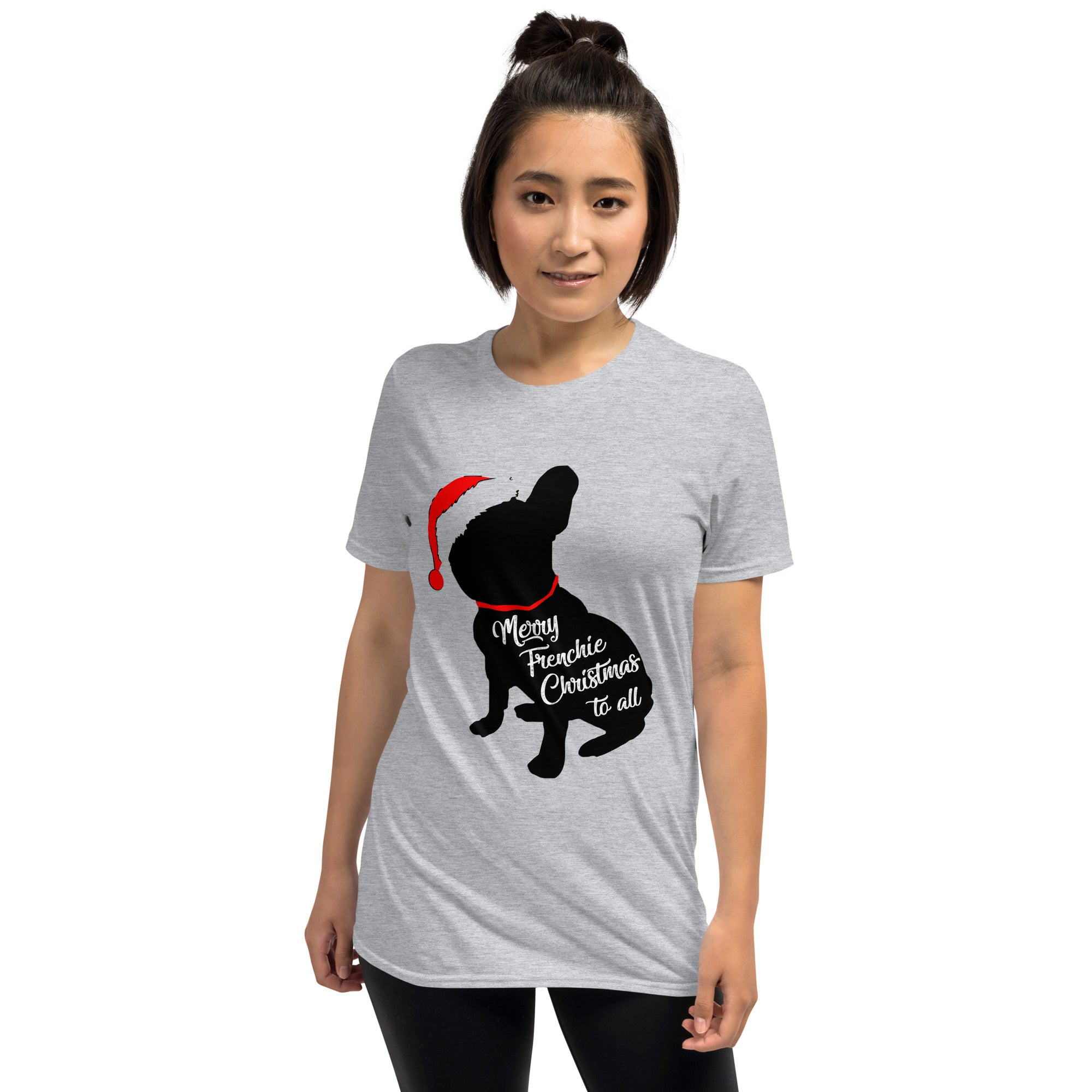French Bulldog Christmas Tee Unisex T Shirt Practical Pet Supply
