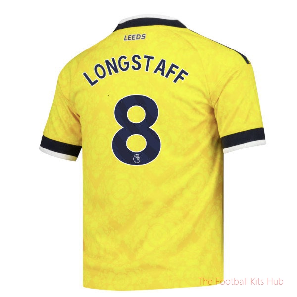 Leeds United 2026-2027 Away Shirt Kids' Longstaff #8 Club Jersey