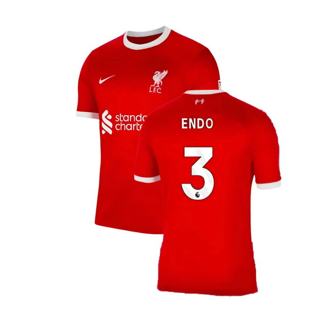 Men's 2023-2024 Liverpool Home Shirt (Endo 3)