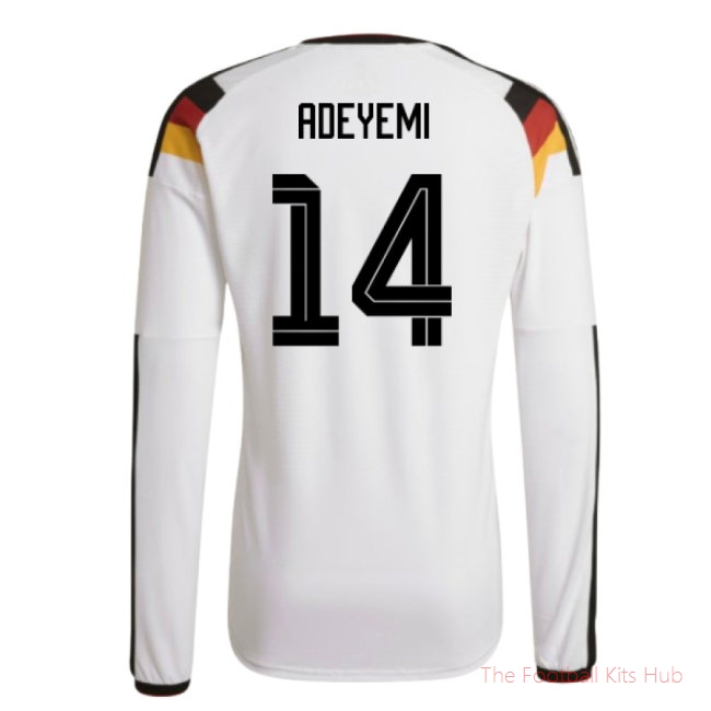 [LK] 2026/27 Germany Authentic Long Sleeve Home Shirt (Adeyemi 14)