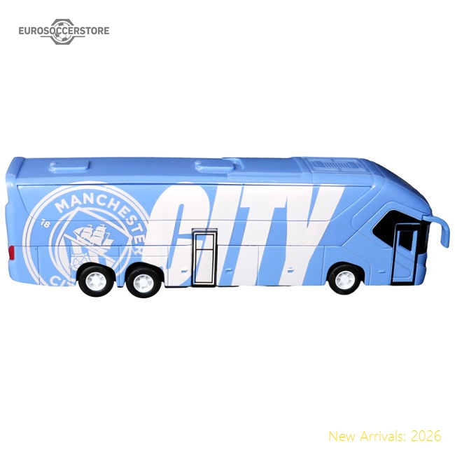 Premium Manchester City Fc Diecast Team Bus - Premium Quality