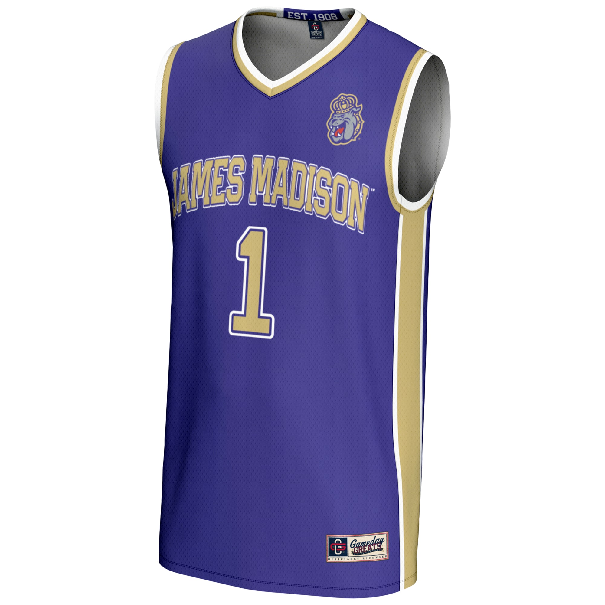 [DDG] James Madison Dukes GameDay Greats Lightweight Basketball Jersey - Purple